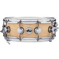 DW Collector's True Sonic Snare Drum, Natural Satin Oil - 14'' x 5''