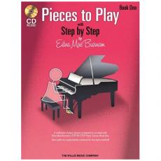 Edna Mae Burnam - Pieces to Play Book 1 BK/CD