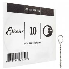 Elixir Anti-Rust Plain Steel - .010, Loop End