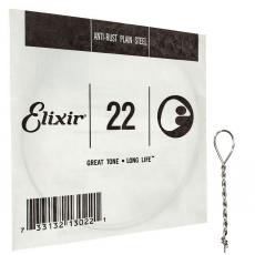 Elixir Anti-Rust Plain Steel - .022, Loop End