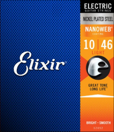 Elixir 12052 Nanoweb Nickel Plated Steel - 10-46
