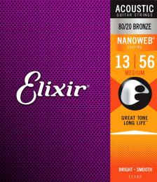 Elixir 11102 Nanoweb 80/20 Bronze - 13/56