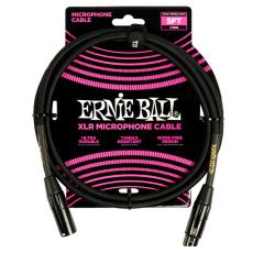 Ernie Ball 6390 Braided - Black, 1.5m