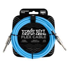 Ernie Ball 6412 Flex Straight/Straight Mono - Blue, 3m