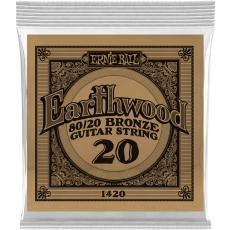 Ernie Ball 1420 Earthwood 80/20 Bronze - .020