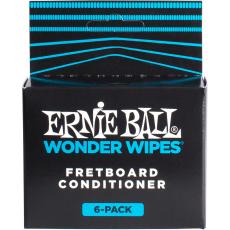 Ernie Ball 4276 Wonder Wipes - Fretboard Conditioner, 6-pack