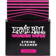 Ernie Ball 4277 Wonder Wipes - String Cleaner, 6-pack
