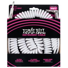 Ernie Ball 6045 Coiled - White, 9m