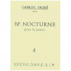Faure - 12E Nocturne