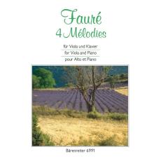 Faure - 4 Melodies for Viola & Piano
