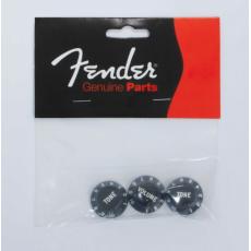Fender Strat Knob Set - Black