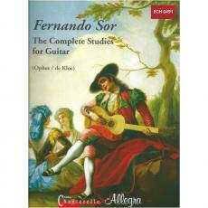 Fernando Sor - The Complete Studies for Guitar (Urtext)