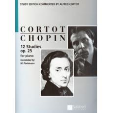 Frederic Chopin - 12 Etudes op. 25 (Cortot-English version) / Εκδόσεις Salabert