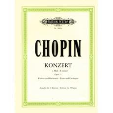 Frederic Chopin - Konzert e-moll Opus 11 (Klavier und Orchester / Ausgabe fur 2 Klaviere) / Εκδόσεις Peters