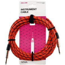 Gewa VE10 Pro Line Instrument Cable - Orange, 3m