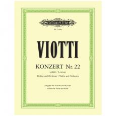 Giovanni B. Viotti - Concerto in A minor No.22 / Εκδόσεις Peters
