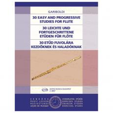 Giuseppe Gariboldi - 30 Easy and Progressive Studies for flute
