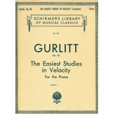 Gurlitt Cornelius - The Easiest Studies in Velocity For the Piano