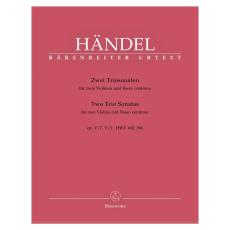 Handel - 2 Trio Sonatas for Two Violins & Basso Continuo