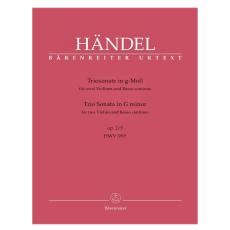 Handel - Trio Sonata in G Minor, for 2 Violins & Basso Continuo