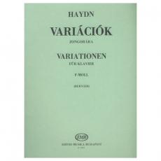 Haydn - Variations In F Min