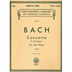 J. S. Bach - Concerto in D minor / Εκδόσεις Schirmer