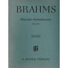 Johannes Brahms - Handel Variations Op. 24/ Εκδόσεις Henle Verlag- Urtext