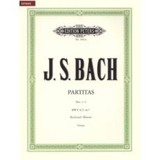 J.S. Bach - Partitas Nos. 1-3 BWV 825-827 (Urtext) / Εκδόσεις Peters 