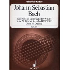 J.S. Bach - Suite No. 1 for Violoncello BWV 1007 / Εκδόσεις Schott (κιθάρα)