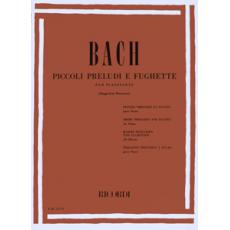 J.S.Bach - Piccoli preludi e fughette per pianoforte / Εκδόσεις Ricordi
