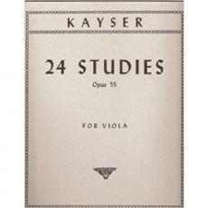Kayser - 24 Studies Op55