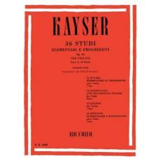 KAYSER - 36 Etudes Op.20 N.3 / Εκδόσεις Ricordi