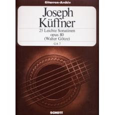 Kuffner Joseph  - 25 Leichte Sonatinen opus 80