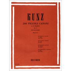 Kunz - 200 Piccoli Canoni