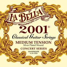 La Bella 2001 Concert - Silver Plated - Medium Tension
