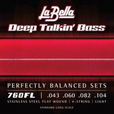 La Bella 760FL Deep Talkin Bass Flat Wound - 43-104