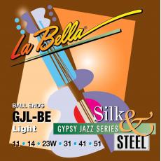 La Bella GJL-BE Gypsy Jazz Silk & Steel - Light, 11-51