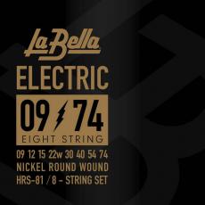La Bella HRS-81 Nickel Wound, 8-string - 9-74