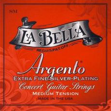 La Bella SM Argento - Extra Fine Silver - Medium Tension