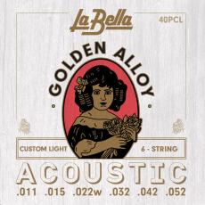 La Bella 40PCL Golden Alloy - 11-52