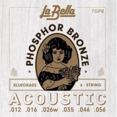 La Bella 7GPB Bluegrass Phosphor Bronze - 12-56