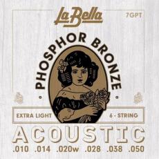 La Bella 7GPT Phosphor Bronze - 10-50