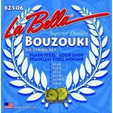 La Bella BZ-506 6-string Bouzouki-Tzoura Set - 10-21