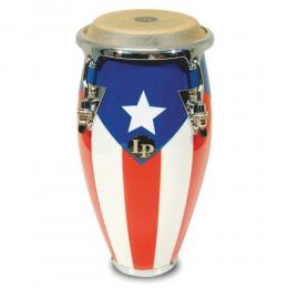 Latin Percussion LPM198-PR Mini Tunable Wood Conga - Puerto Rican Flag