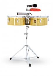 Latin Percussion LP255-B Tito Puente Timbales, Solid Brass - 12