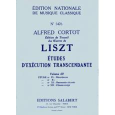 Liszt -  12 Etud. D' Execution Transcend. III