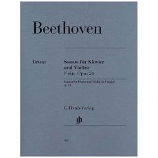 Ludwig Van Beethoven - Sonata For Piano And Violin F Major Op. 24 / Εκδόσεις Henle Verlag