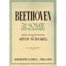 L.V.Beethoven - 32 Sonate per Pianoforte II (Schnabel) / Εκδόσεις Curci