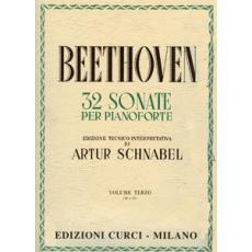 L.V.Beethoven - 32 Sonate per Pianoforte III (Schnabel) / Εκδόσεις Curci