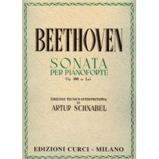 L.V.Beethoven - Sonata per pianoforte Op. 110 in Lab (Schnabel) / Εκδόσεις Curci